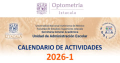 Calendario de actividades 2026-1